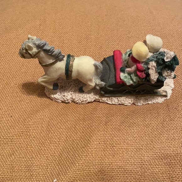 One Horse Open Sleigh Model Decoration, collectible piece or decoration - Picture 4 of 10